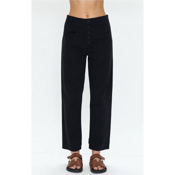 NEW PISTOLA tammy high rise trouser in fade to black - Picture 1 of 5